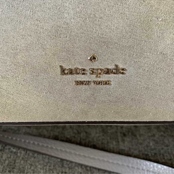Kate Spade Crossbody Suede Grey Bag - Picture 5 of 8